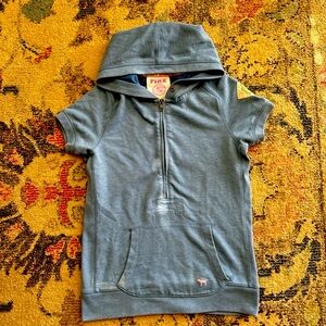 Blue Vintage Y2K PINK 2000s Half zip